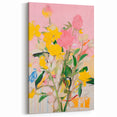 Maximalist Wall Art - Bold Abstract Floral Design - Vibrant Decor Piece