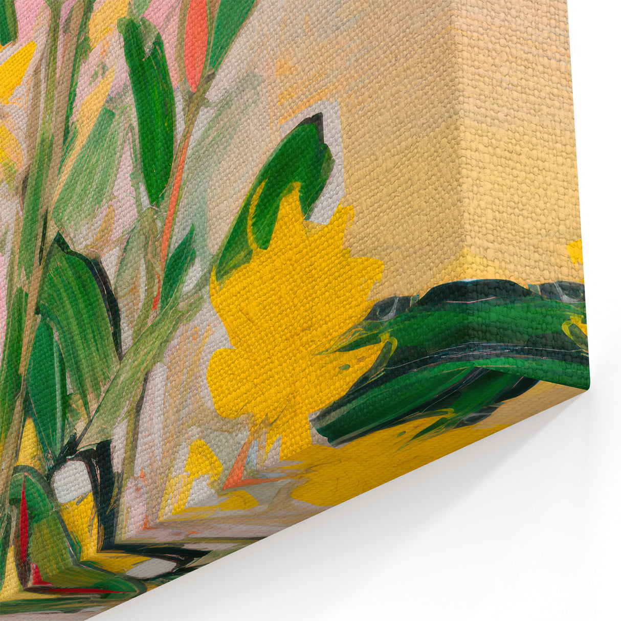 Maximalist Wall Art - Bold Abstract Floral Design - Vibrant Decor Piece