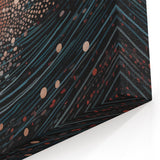Electric Wall Art – Abstract Cosmic Light and Waves Electric Art Print