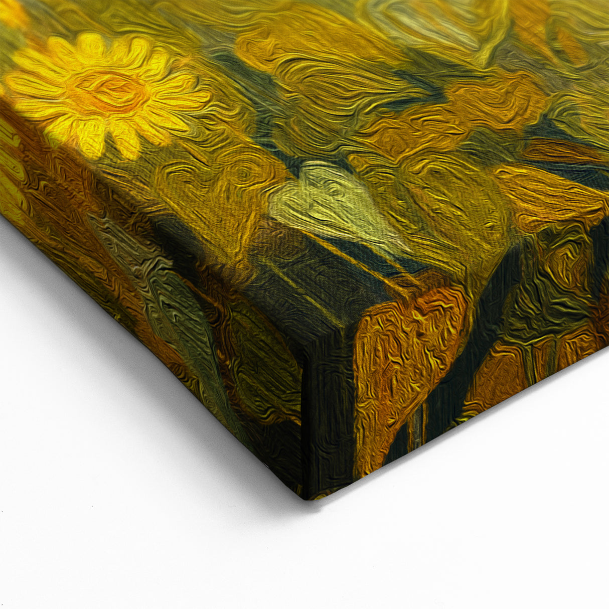 Ukraine Canvas Art – Vibrant Sunflower Field Ukrainian Scenery Print