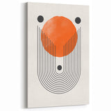 Boho Wall Art | Geometric Arch and Circle Print | Modern Boho Canvas