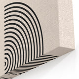 Boho Wall Art | Modern Geometric Line Design | Minimalist Canvas
