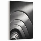 Barcelona Canvas Prints - Abstract Curved Architecture Wall Art