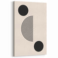Boho Wall Art | Minimalist Geometric Circles Print | Modern Boho Decor