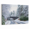 Blue Ridge Winter Wonderland Wall Art – North Carolina Scenic Snowy Landscape