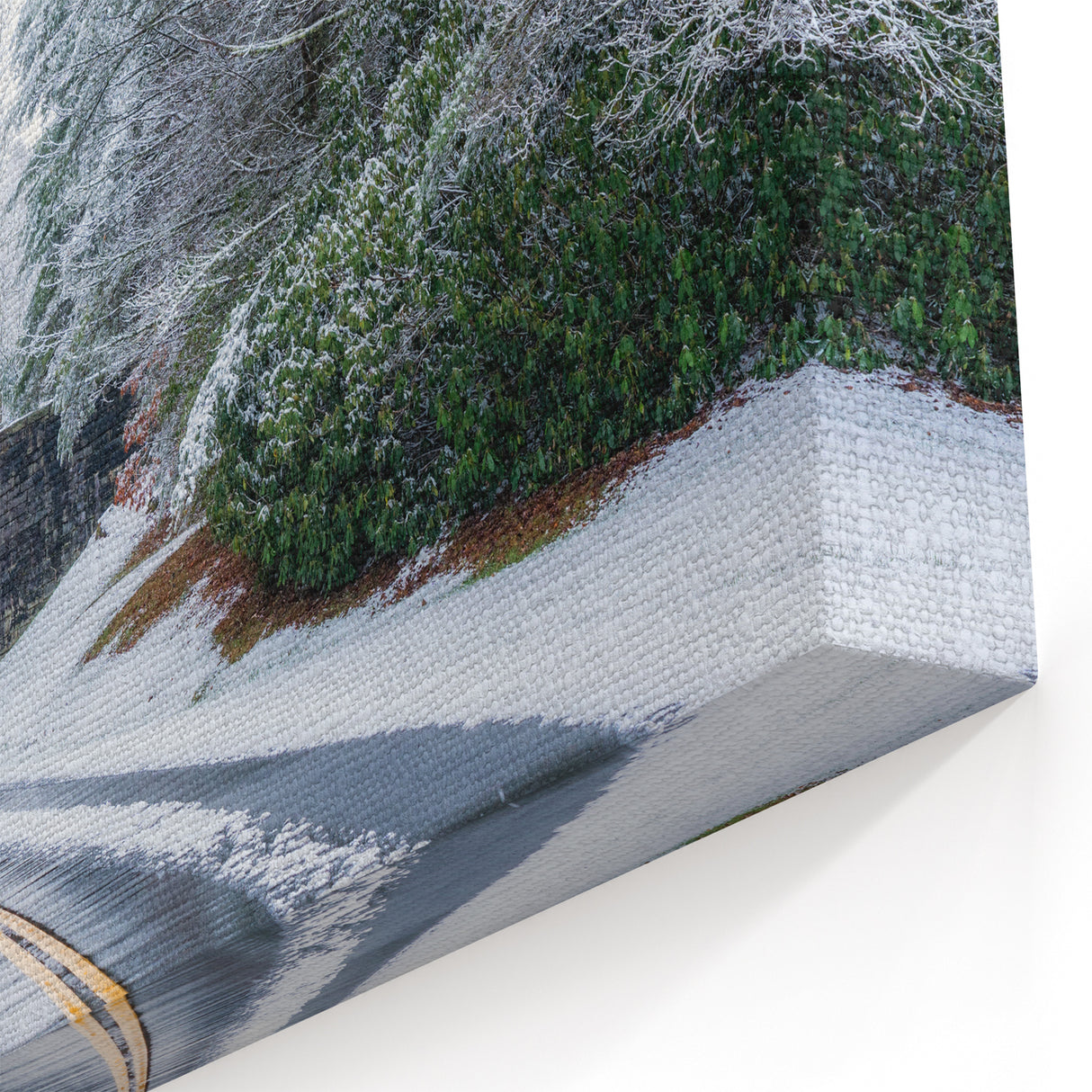Blue Ridge Winter Wonderland Wall Art – North Carolina Scenic Snowy Landscape