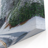Blue Ridge Winter Wonderland Wall Art – North Carolina Scenic Snowy Landscape