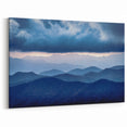 Blue Ridge Wall Art – Moody North Carolina Mountains Misty Landscape Print
