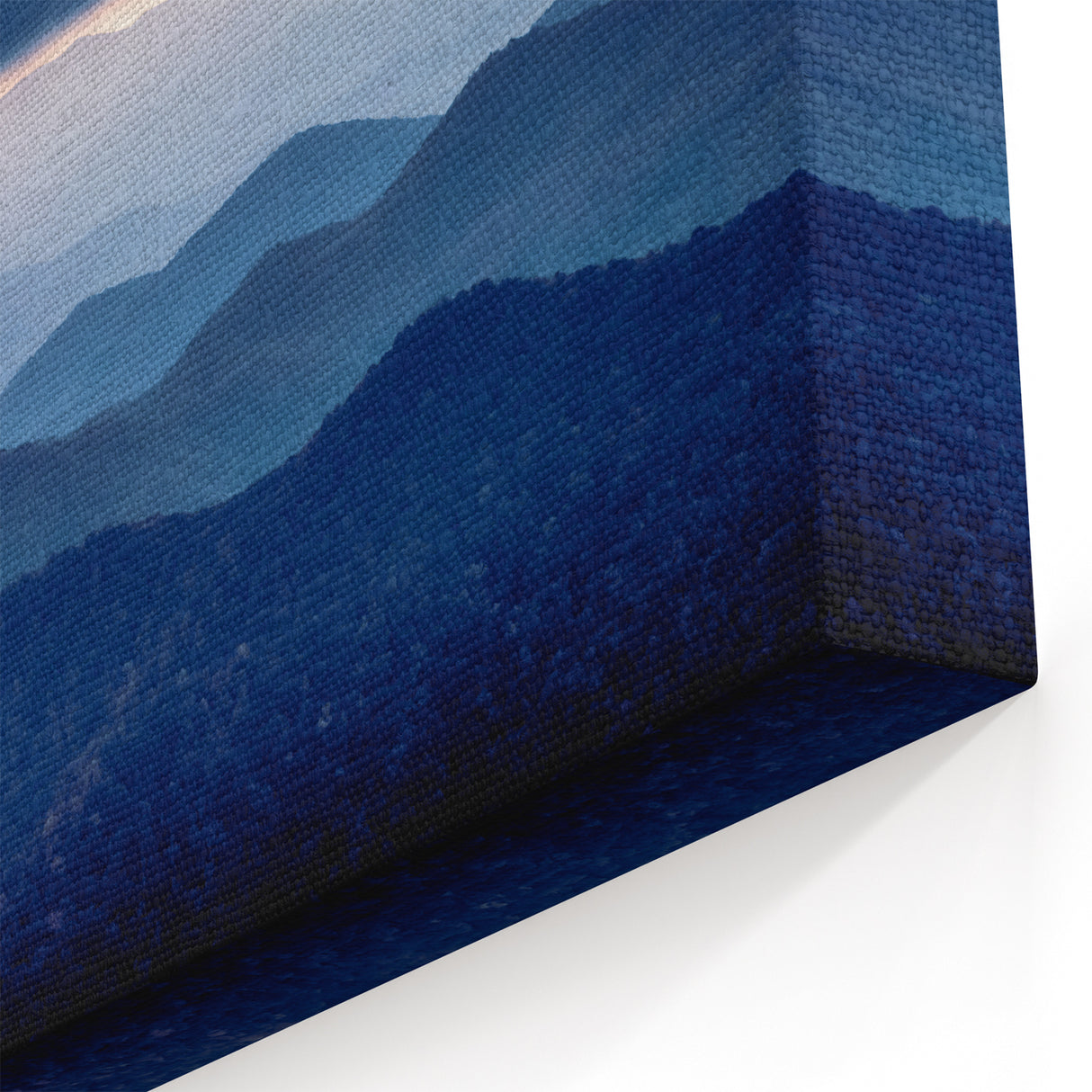 Blue Ridge Wall Art – Moody North Carolina Mountains Misty Landscape Print
