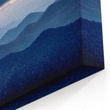 Blue Ridge Wall Art – Moody North Carolina Mountains Misty Landscape Print