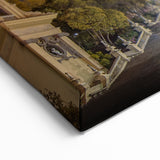 Barcelona Landscape Art - Festive Fireworks Over Montjuïc Print