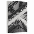 Barcelona Canvas Prints - Urban Architectural Perspective in Black & White