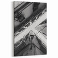Barcelona Canvas Prints - Urban Architectural Perspective in Black & White