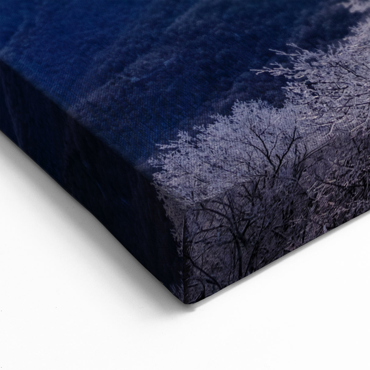 Blue Ridge Wall Art – Frosty North Carolina Mountains Sunset Landscape Print