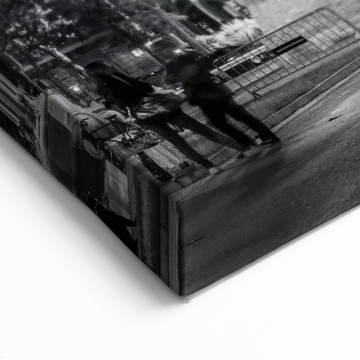 Barcelona Framed Art - Arc de Triomf Nighttime Black & White Print