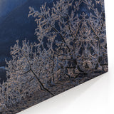 North Carolina Scenery Art – Blue Ridge Mountains Golden Frost Landscape