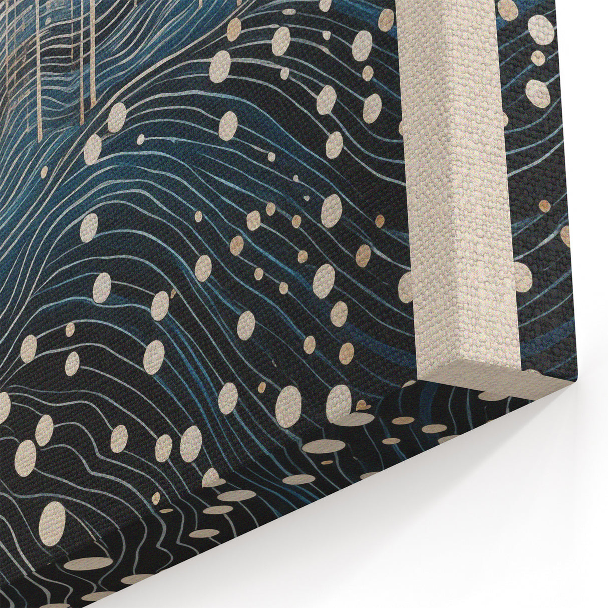 Electric Wall Art: Abstract Night Forest - Modern Electric Decor