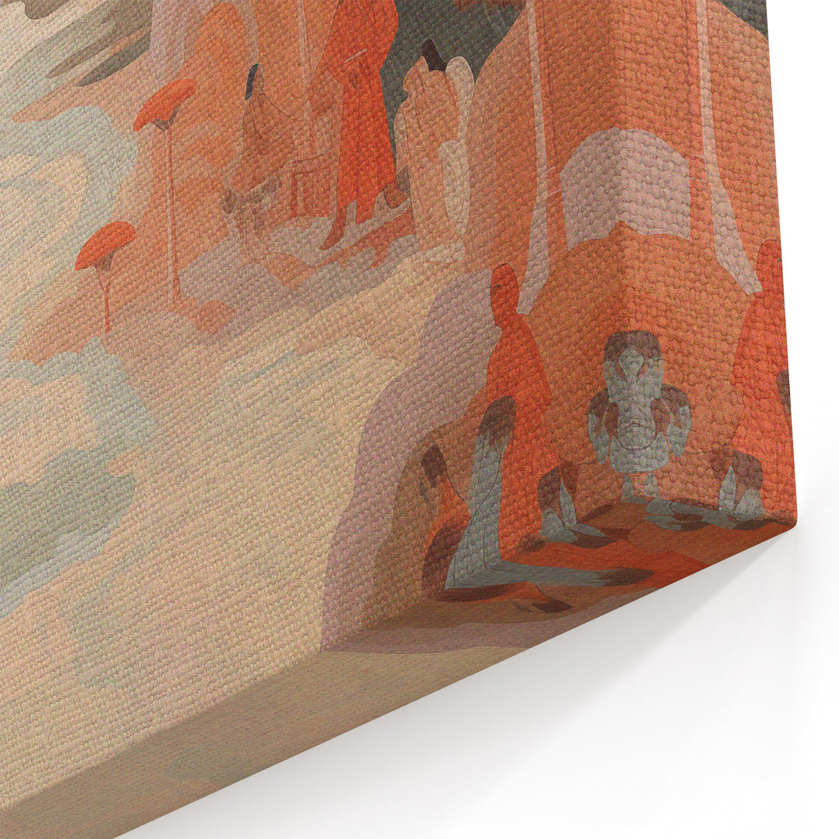 Electric Wall Art: Serene Landscape Journey - Modern Electric Decor
