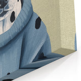 Electric Wall Art: Dalmatian in Cozy Sweater - Modern Electric Decor