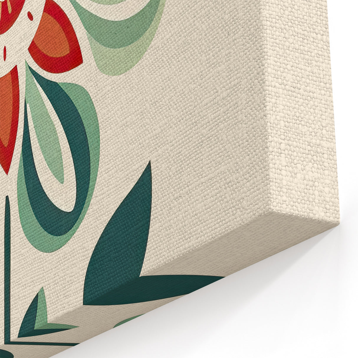 Scandinavian Wall Decor | Minimalist Floral Nordic Art Print | Hygge Style