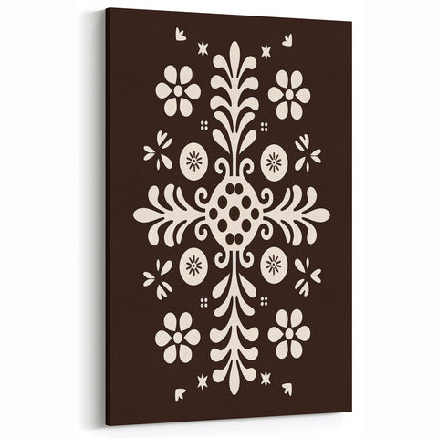 Minimalist Scandinavian Wall Decor | Nordic Floral Art Print | Hygge Style
