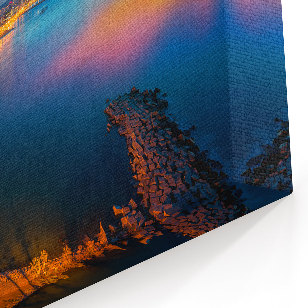 Barcelona Photography Prints - Vibrant Cityscape Overlooking the Coastline