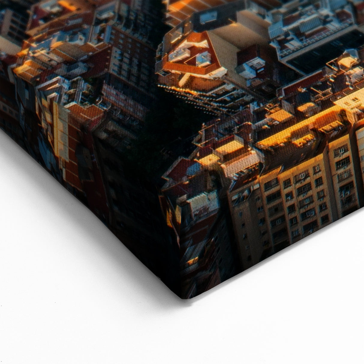 Barcelona Canvas Prints - Aerial View of Sagrada Família at Golden Hour