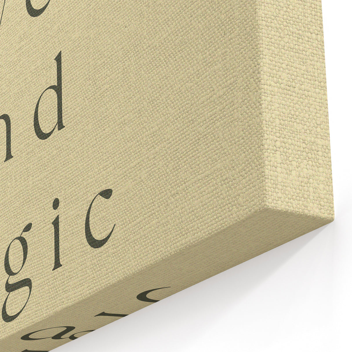 Electric Wall Art: 'and Elves and Magic' Quote - Modern Electric Decor