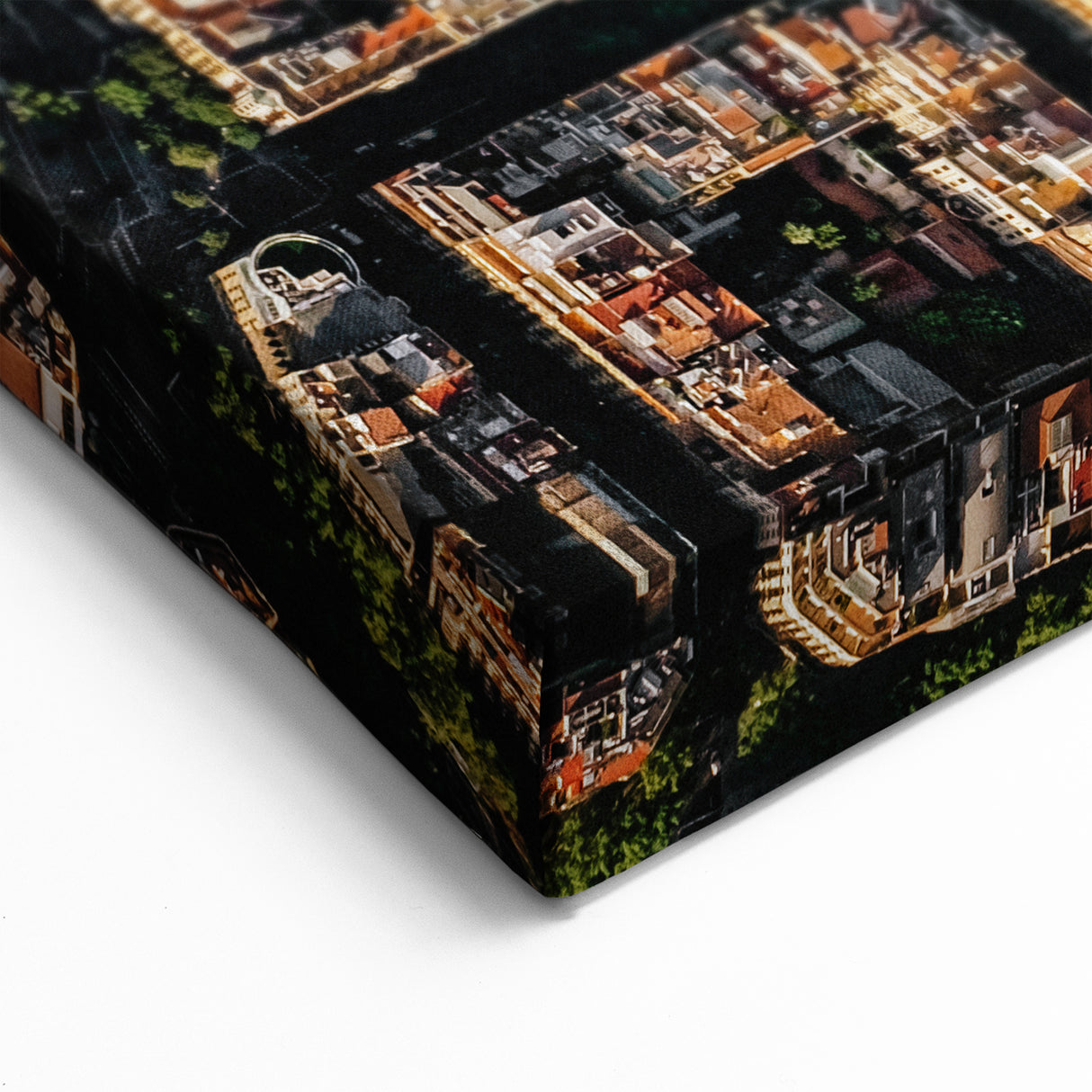 Barcelona Canvas Prints - Aerial View of Iconic Eixample City Blocks