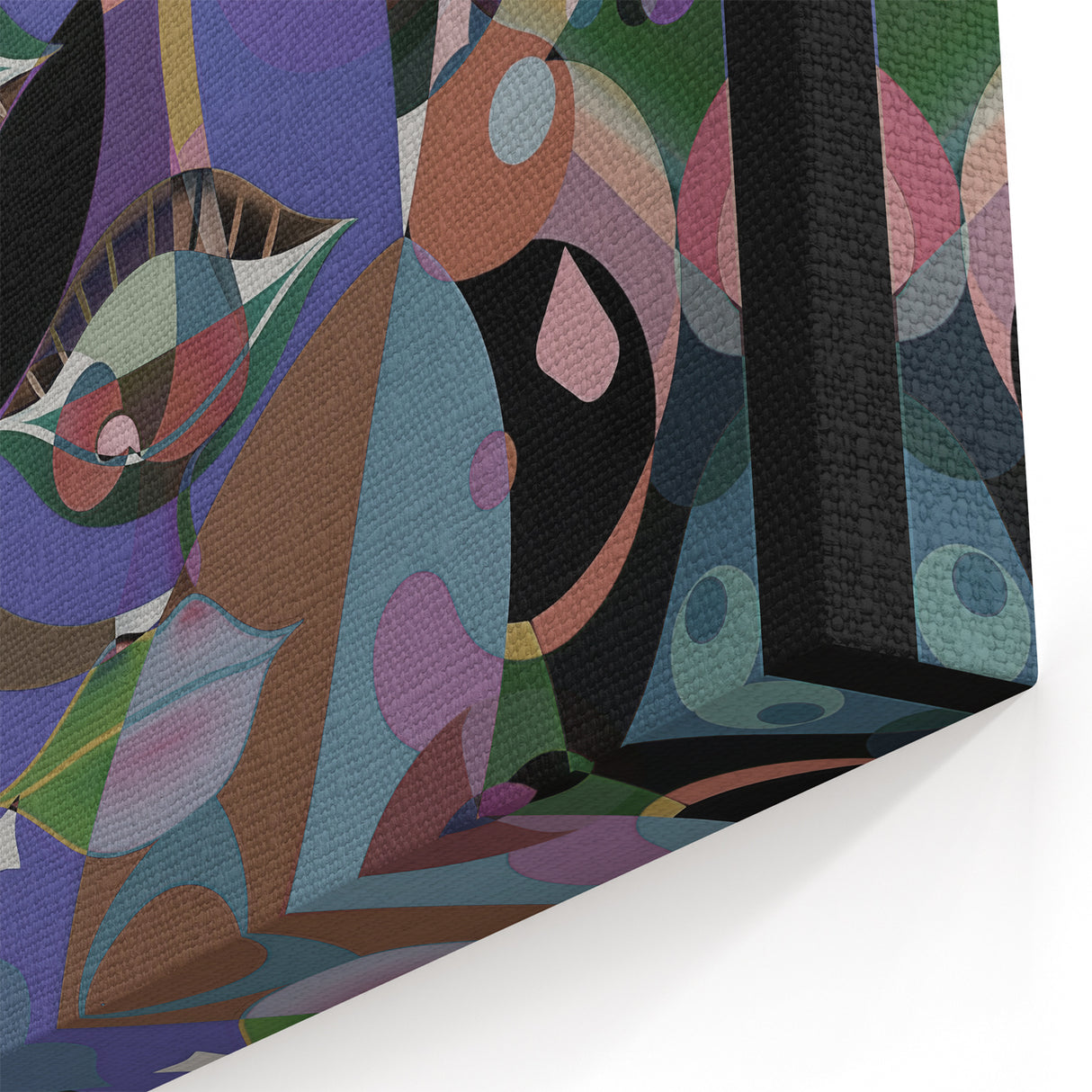Electric Wall Art: Multi-Dimensional Abstract Face - Modern Electric Decor