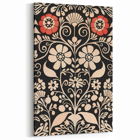 Scandinavian Wall Decor | Elegant Nordic Floral Art Print | Hygge Style