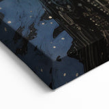 Electric Wall Art: Celestial Moon Priestess - Modern Electric Decor