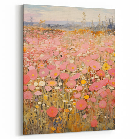 Electric Wall Art: Blooming Field of Flowers - Modern Electric Decor