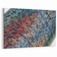 Barcelona Canvas Prints - Colorful Facade of Torre Glòries Building