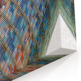 Barcelona Canvas Prints - Colorful Facade of Torre Glòries Building
