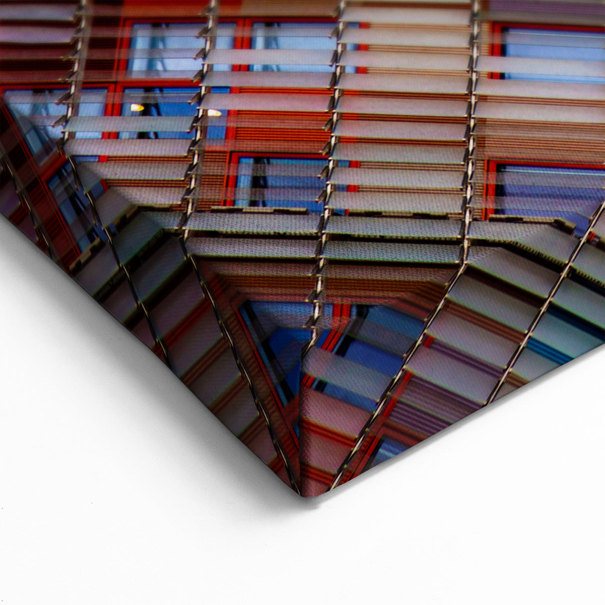 Barcelona Canvas Prints - Colorful Facade of Torre Glòries Building