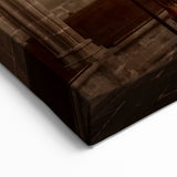 Barcelona Cityscape Art - Ornate Gothic Cathedral Interior with Statues