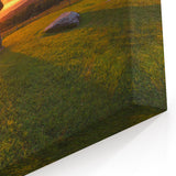Welsh Sunset Dolmen - Wales Canvas Print, Scenic Wales Wall Art