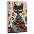 Scandinavian Wall Decor | Mystical Nordic Cat Art Print | Hygge Style