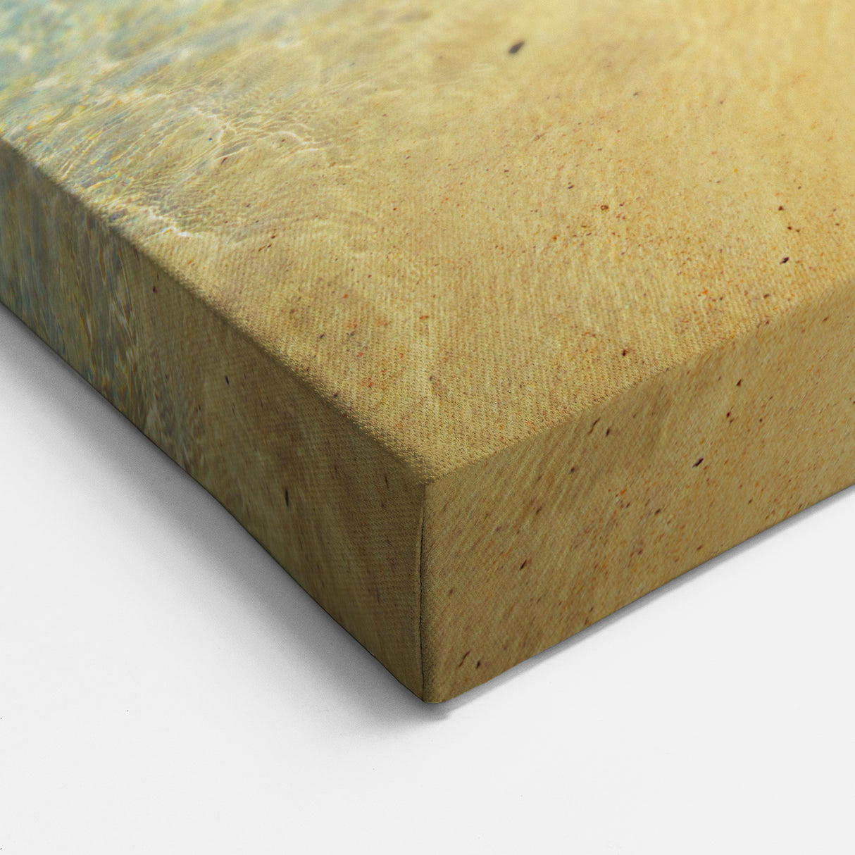 Canary Islands Beach Art – Serene Seaside Scene with Crystal Waters