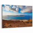Canary Islands Landscape Art – Expansive Coastal and Mountain View