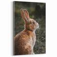 Rustic Bunny Wall Art – Farmhouse Decor with Natural Wildlife Charm