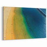 Canary Islands Photography Prints – Aerial Beach View with Vibrant Waters