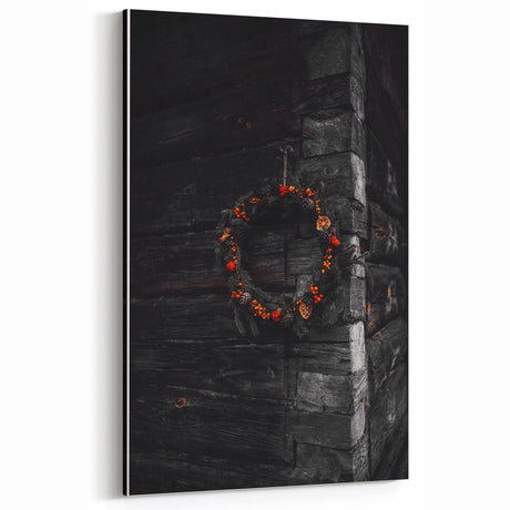 Rustic Wreath Wall Art – Farmhouse Decor with Vintage Autumn Charm