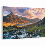 Wales Mountain Lake - Wales Landscape Painting, Premium Welsh Art Prints