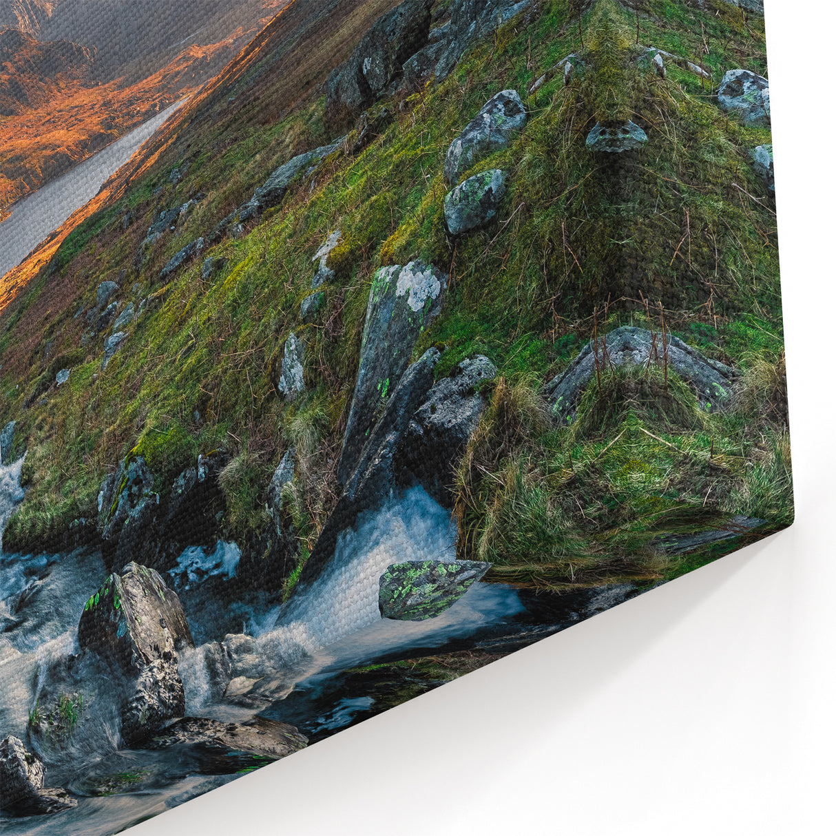 Wales Mountain Lake - Wales Landscape Painting, Premium Welsh Art Prints