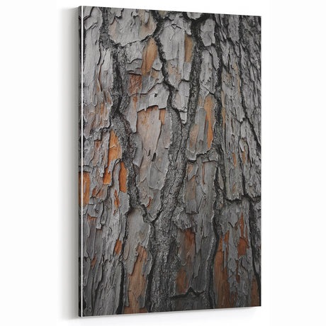 Rustic Tree Bark Texture Wall Art – Nature-Inspired Farmhouse Decor