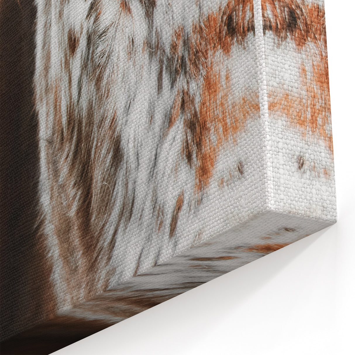 Rustic Cow Close-Up Wall Art – Farmhouse Animal Decor for Cozy Spaces