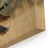 Graceful Canada Goose in Flight – Cape Hatteras Scenic Wall Art Print