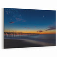 Outer Banks Photography – Cape Hatteras Pier at Twilight Coastal Print